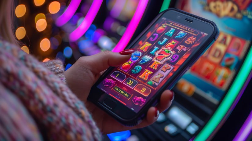 Pengguna memeriksa akses akun mobile